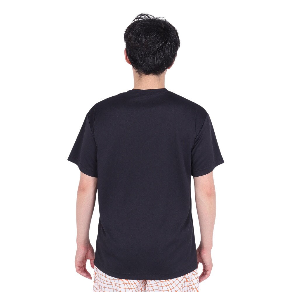 スポルディング（SPALDING）（メンズ）バスケットボールウェア Tシャツ テキサス ロング ホーンズ アーチ ロゴ SMT24032TXBK 速乾 UVカット