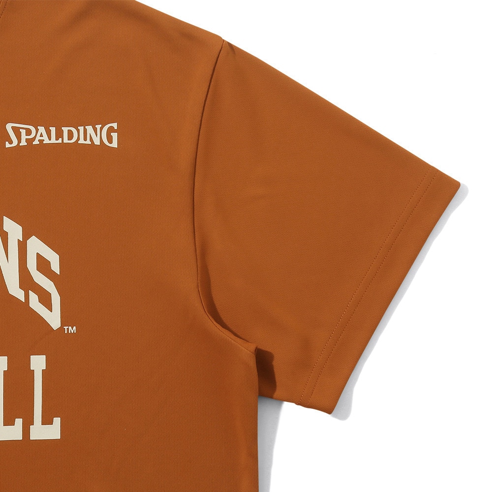スポルディング（SPALDING）（メンズ）バスケットボールウェア Tシャツ テキサス ロング ホーンズ アーチ ロゴ SMT24032TXBO