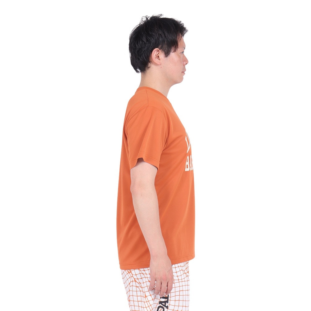 スポルディング（SPALDING）（メンズ）バスケットボールウェア Tシャツ テキサス ロング ホーンズ アーチ ロゴ SMT24032TXBO 速乾 UVカット