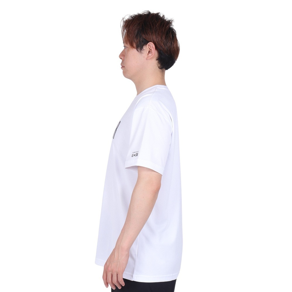 コンバース（CONVERSE）（メンズ、レディース）バスケットボールウェア プリントTシャツ CB241360-1119 速乾