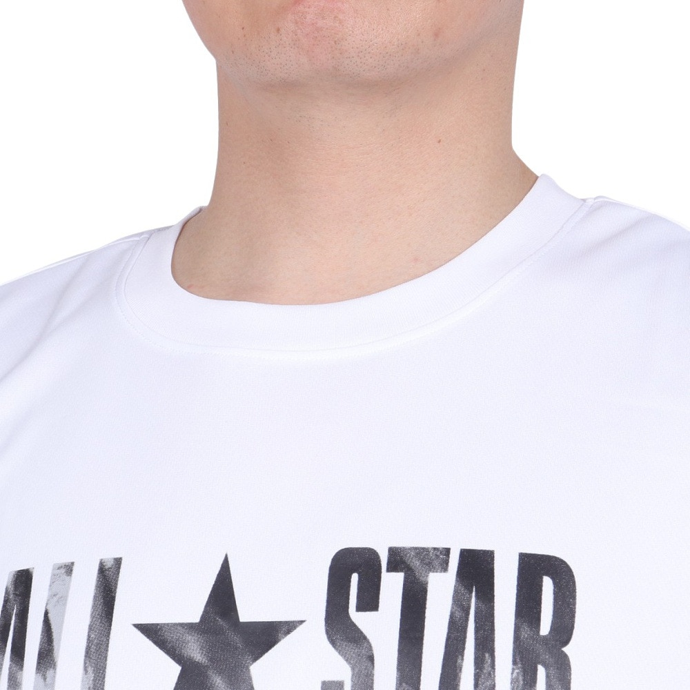 コンバース（CONVERSE）（メンズ、レディース）バスケットボールウェア プリントTシャツ CB241360-1119 速乾