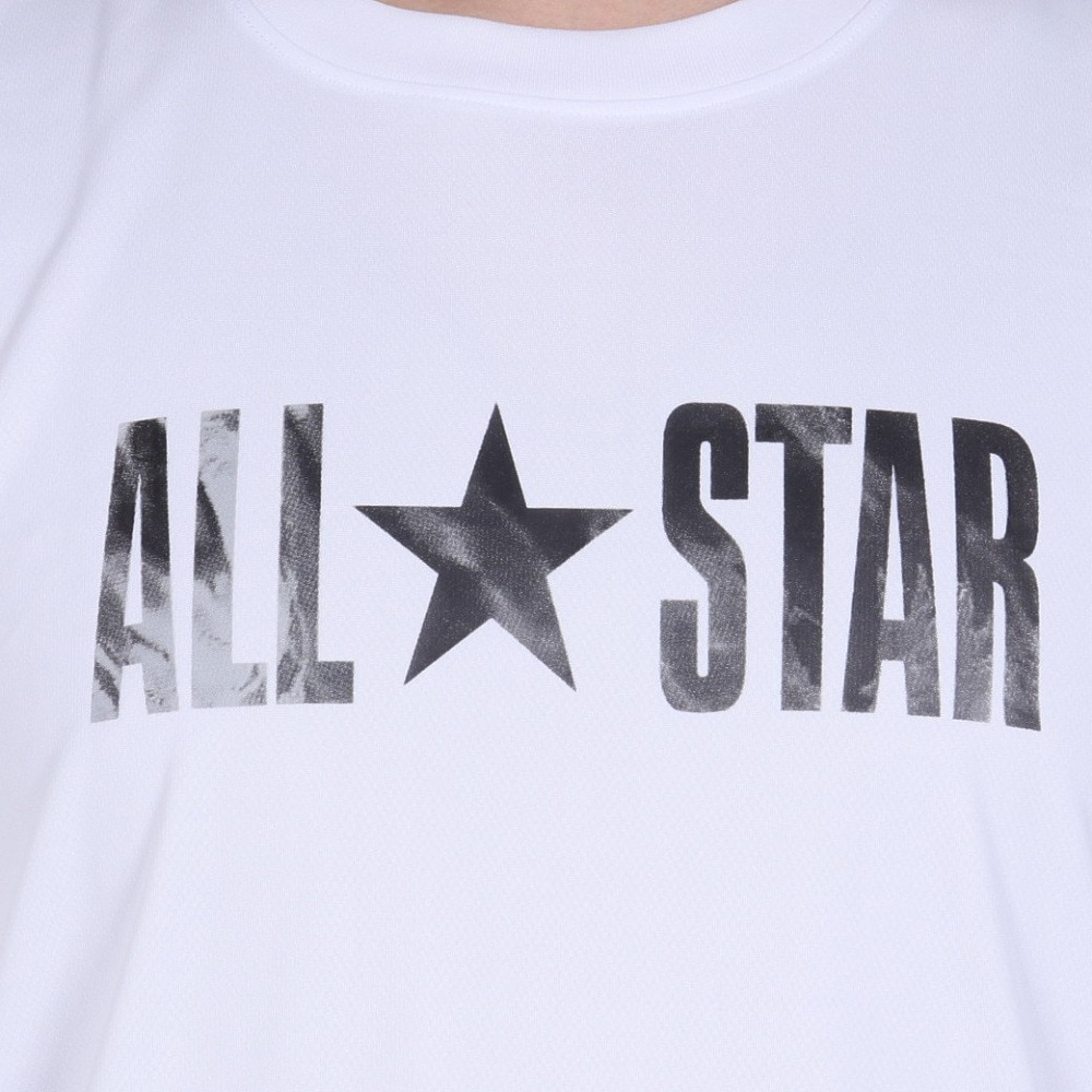コンバース（CONVERSE）（メンズ、レディース）バスケットボールウェア プリントTシャツ CB241360-1119 速乾