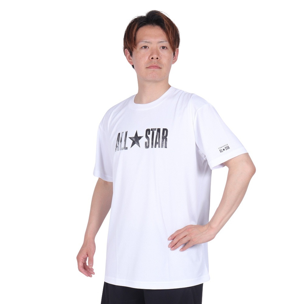 コンバース（CONVERSE）（メンズ、レディース）バスケットボールウェア プリントTシャツ CB241360-1119