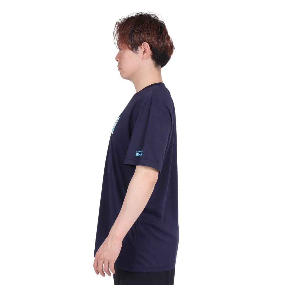 コンバース（CONVERSE）（メンズ、レディース）バスケットボールウェア プリントTシャツ CB241360-2900 速乾