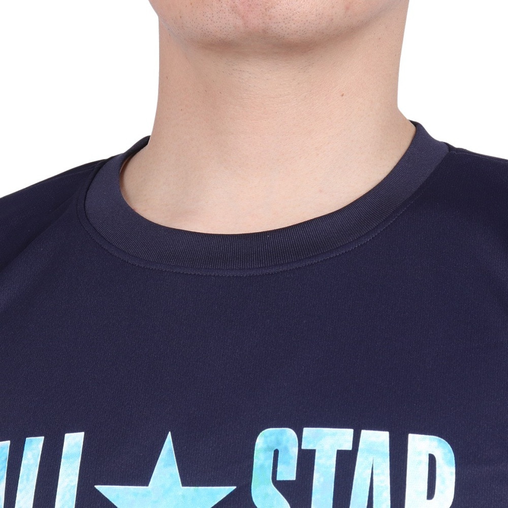 コンバース（CONVERSE）（メンズ、レディース）バスケットボールウェア プリントTシャツ CB241360-2900 速乾