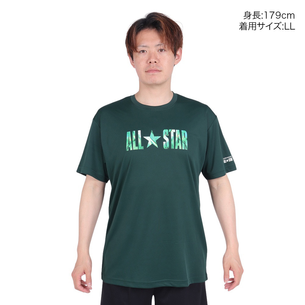コンバース（CONVERSE）（メンズ、レディース）バスケットボールウェア プリントTシャツ CB241360-4700 速乾