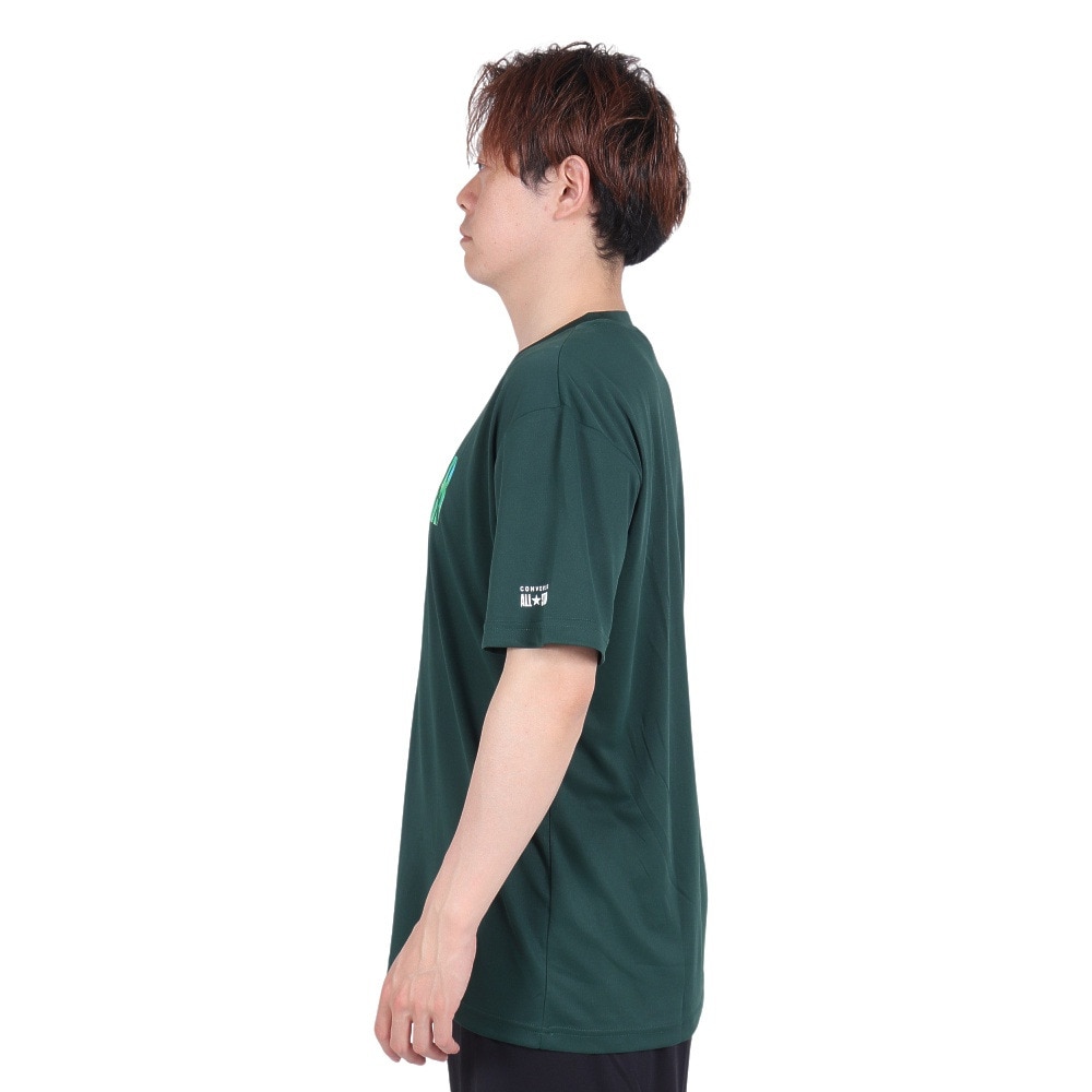 コンバース（CONVERSE）（メンズ、レディース）バスケットボールウェア プリントTシャツ CB241360-4700 速乾