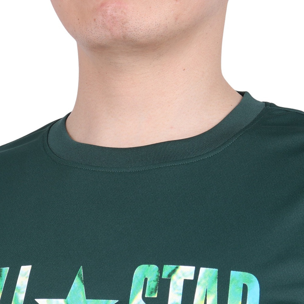 コンバース（CONVERSE）（メンズ、レディース）バスケットボールウェア プリントTシャツ CB241360-4700 速乾
