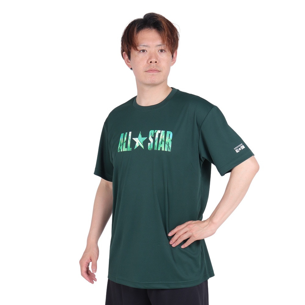 コンバース（CONVERSE）（メンズ、レディース）バスケットボールウェア プリントTシャツ CB241360-4700