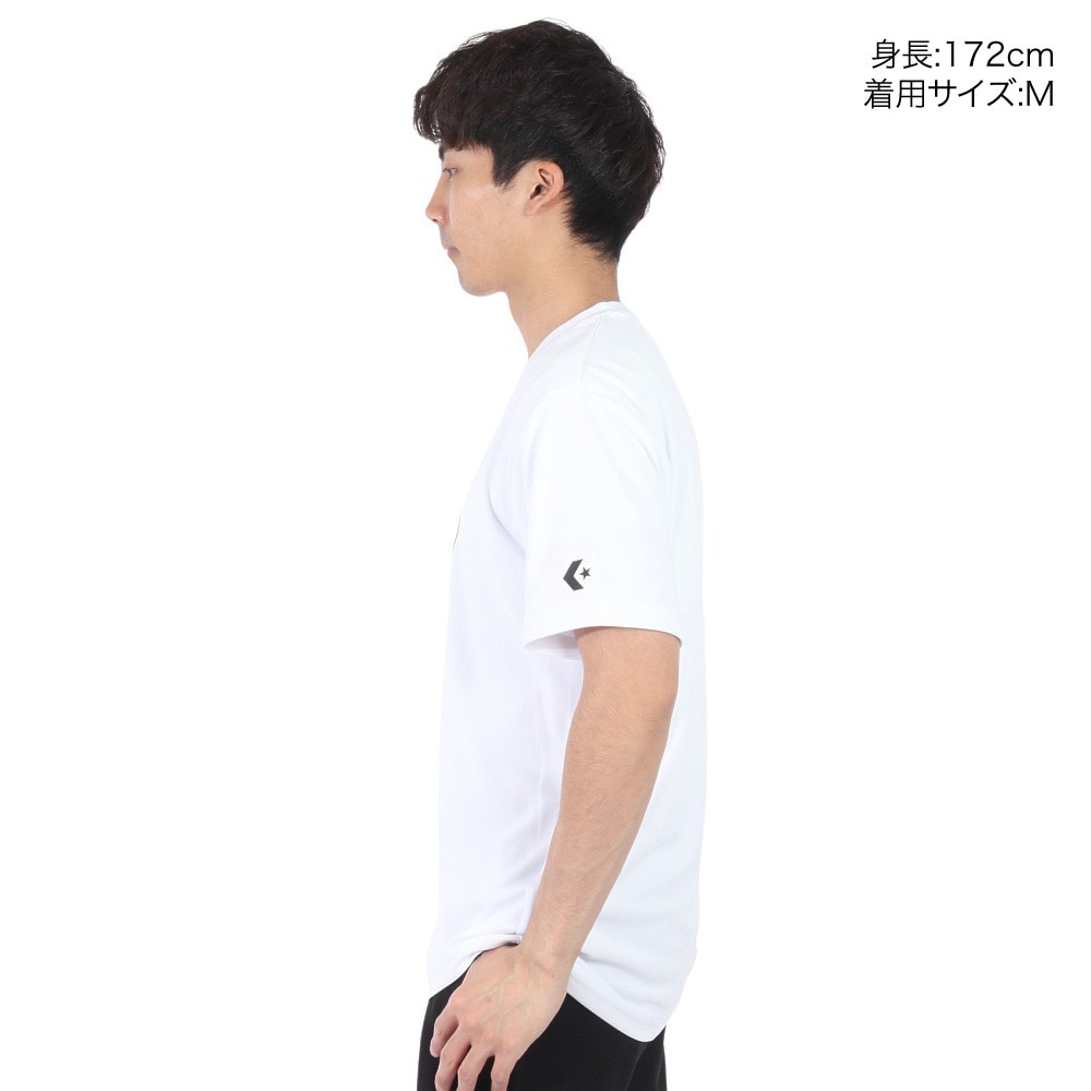 コンバース（CONVERSE）（メンズ、レディース）バスケットボールウェア プリントTシャツ CB241365-1100