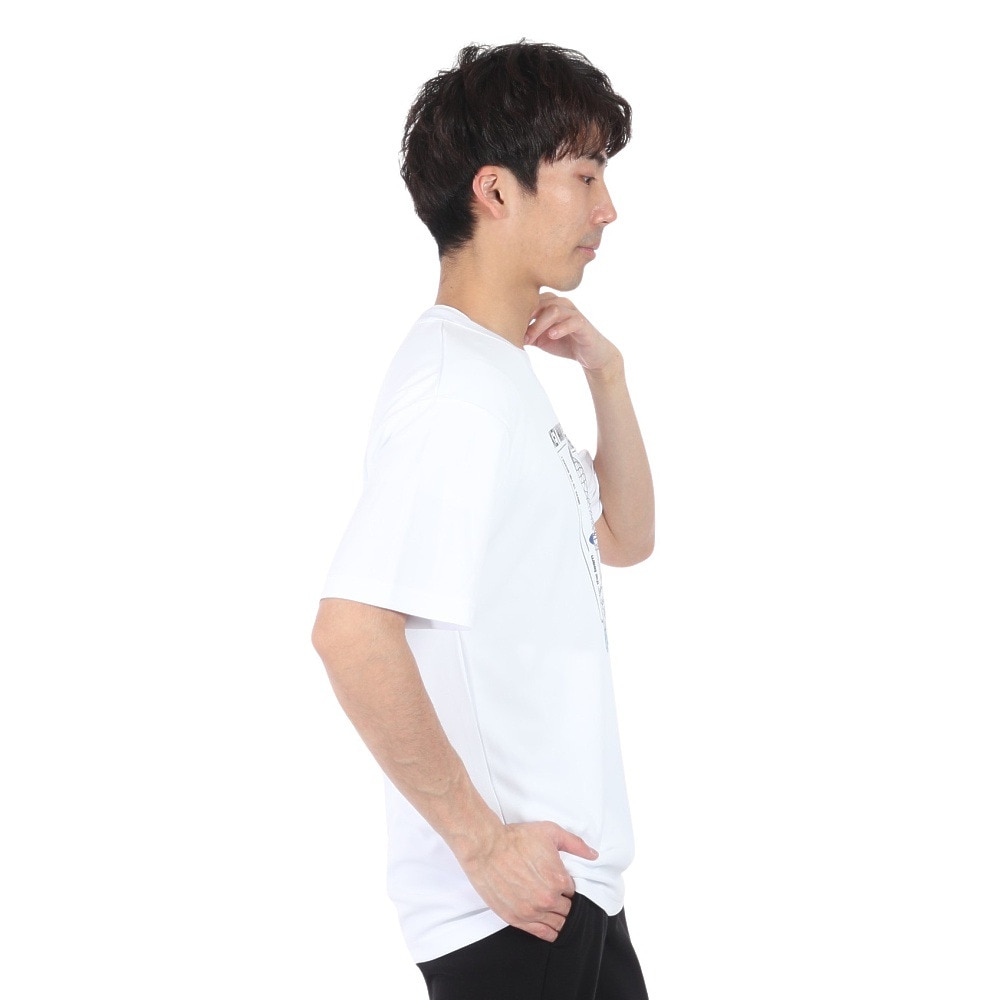 コンバース（CONVERSE）（メンズ、レディース）バスケットボールウェア プリントTシャツ CB241365-1100