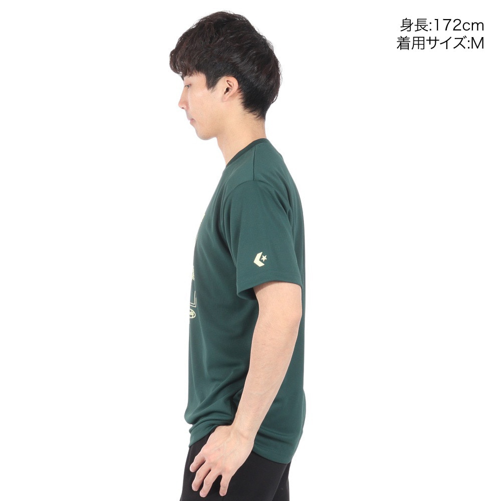 コンバース（CONVERSE）（メンズ、レディース）バスケットボールウェア プリントTシャツ CB241365-4700