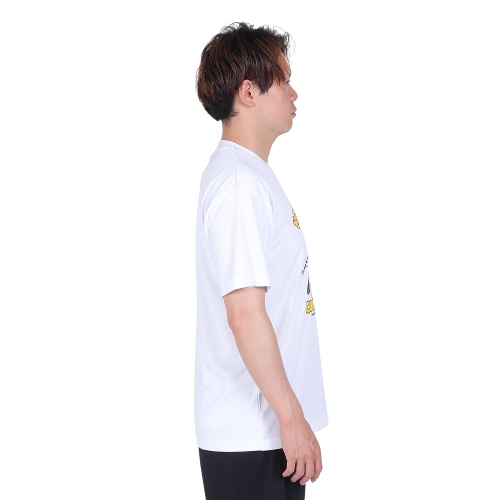 コンバース（CONVERSE）（メンズ、レディース）バスケットボールウェア プリントTシャツ CB241369-1100 速乾