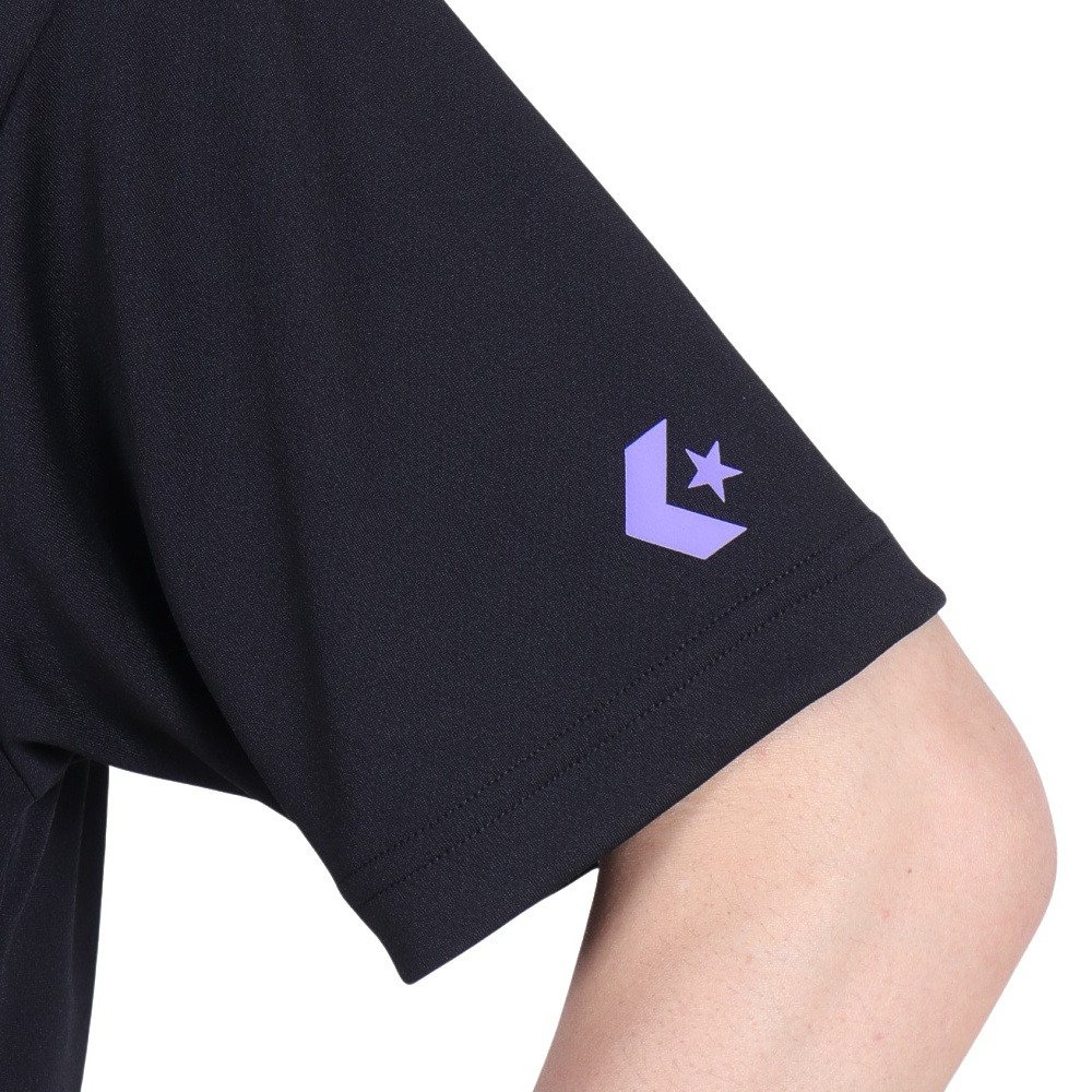 コンバース（CONVERSE）（メンズ、レディース）バスケットボールウェア プリントTシャツ CB241369-1974 速乾