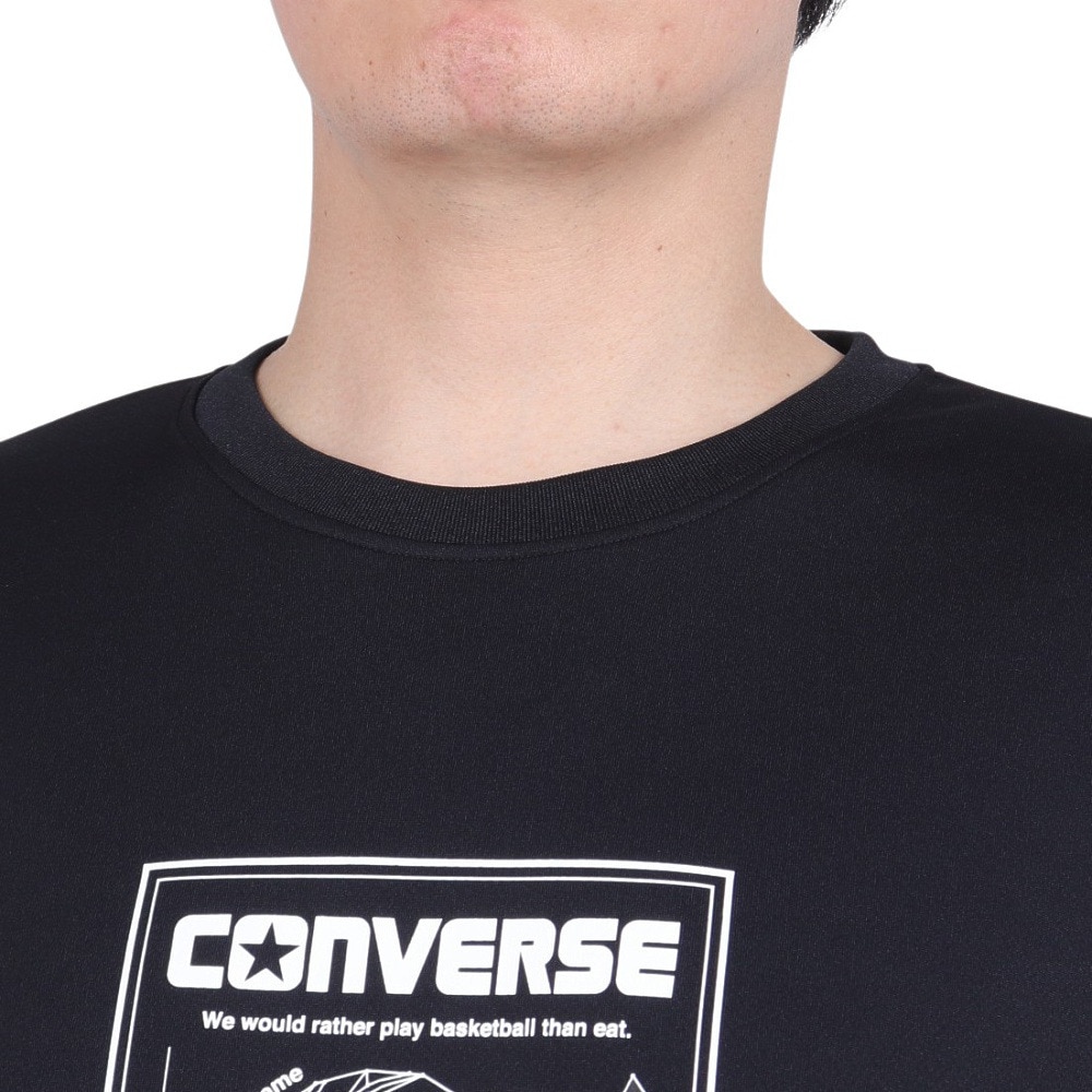 コンバース（CONVERSE）（メンズ、レディース）バスケットボールウェア プリントTシャツ CB241370-1911