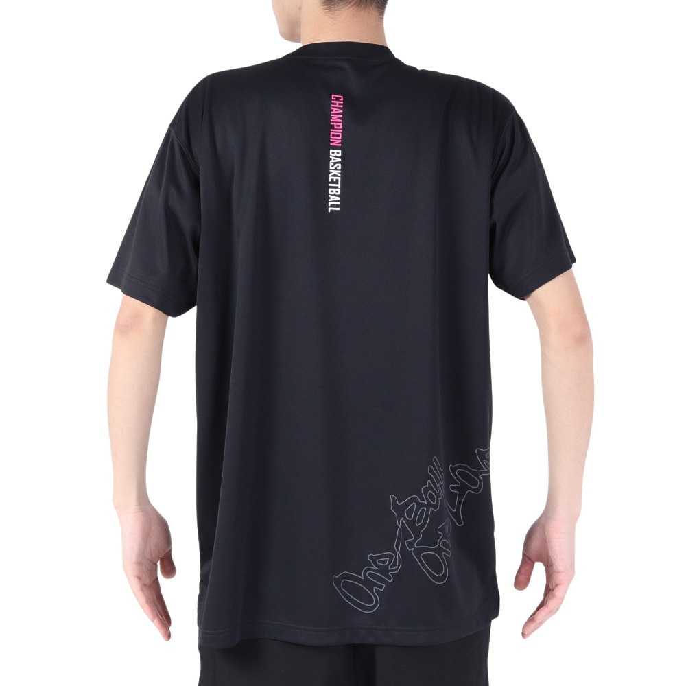 チャンピオン（CHAMPION）（メンズ）バスケットボールウェア 半袖Tシャツ C3-XB310 107 速乾 UVカット