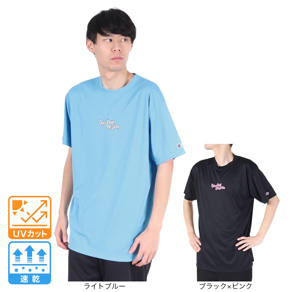 チャンピオン（CHAMPION）（メンズ）バスケットボールウェア 半袖Tシャツ C3-XB310 356 速乾 UVカット