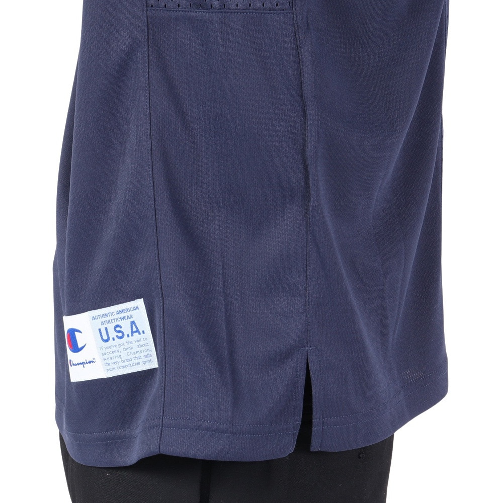 チャンピオン（CHAMPION）（メンズ）バスケットボールウェア 半袖Tシャツ C3-XB342 370 速乾 UVカット