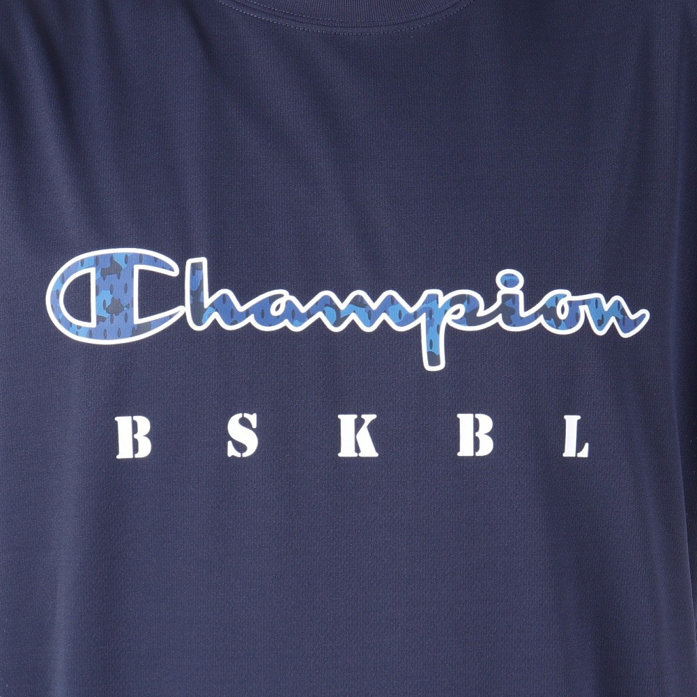 チャンピオン（CHAMPION）（メンズ）バスケットボールウェア 半袖Tシャツ C3-XB342 370 速乾 UVカット
