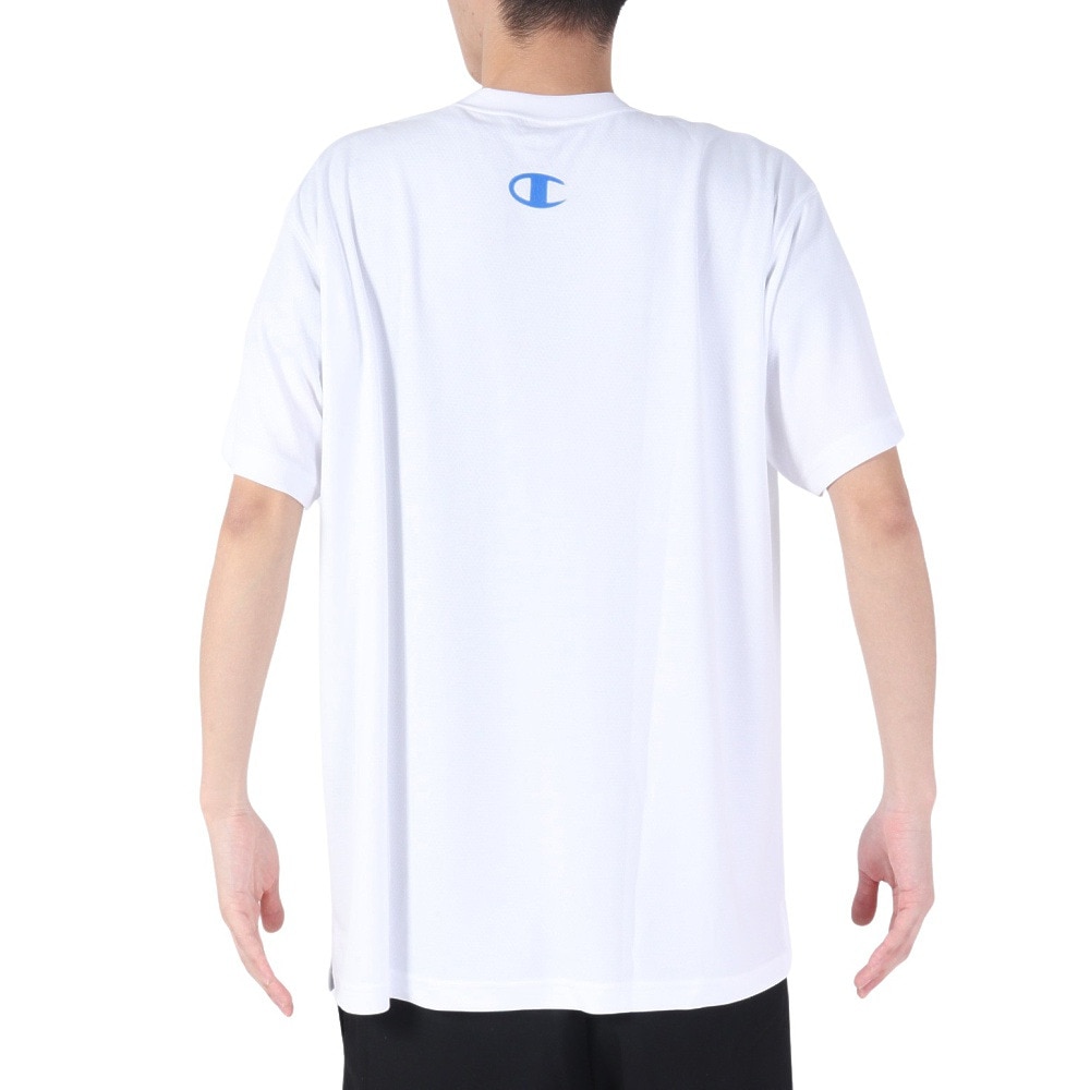 チャンピオン（CHAMPION）（メンズ）バスケットボールウェア 半袖Tシャツ C3-XB351 010 速乾 UVカット