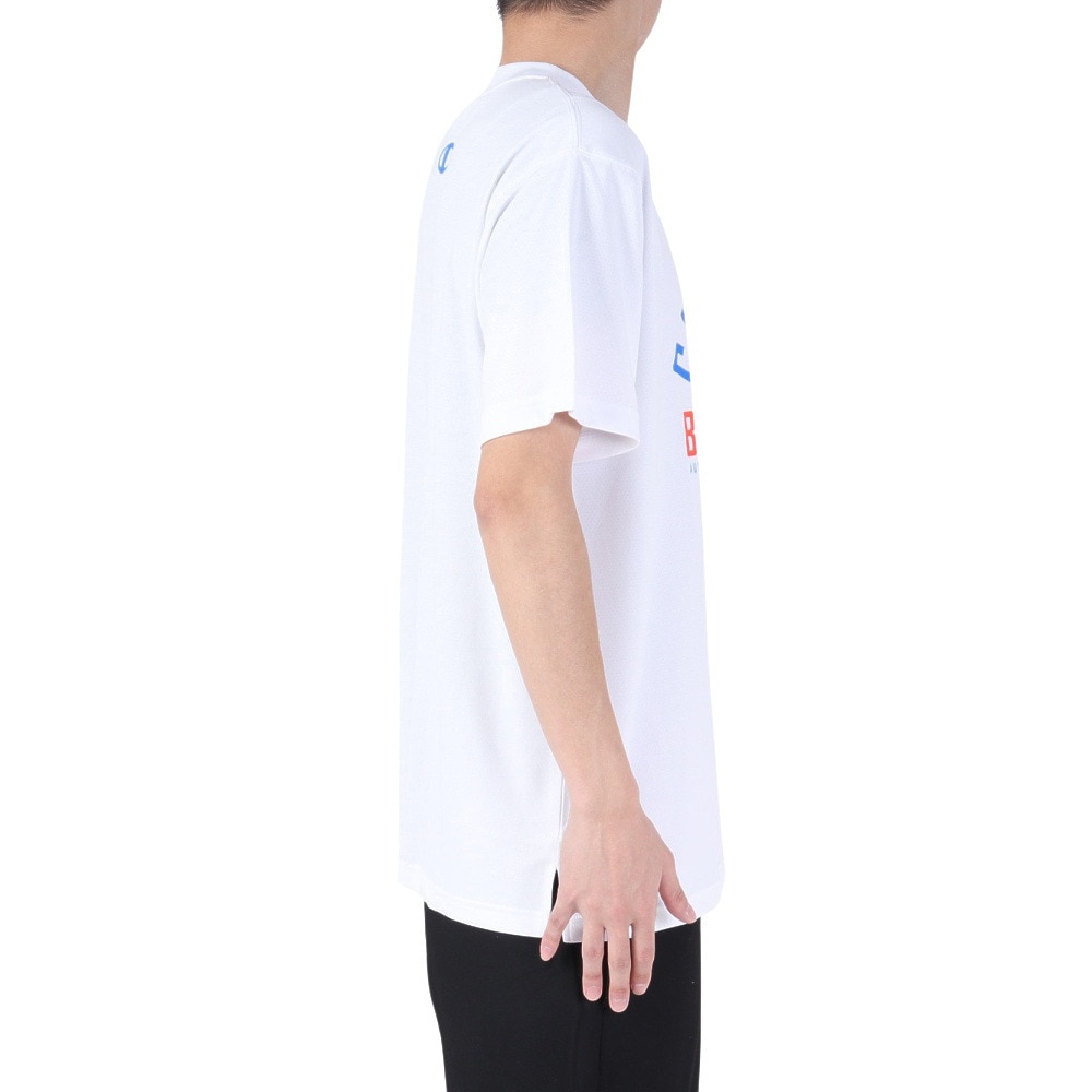チャンピオン（CHAMPION）（メンズ）バスケットボールウェア 半袖Tシャツ C3-XB351 010 速乾 UVカット