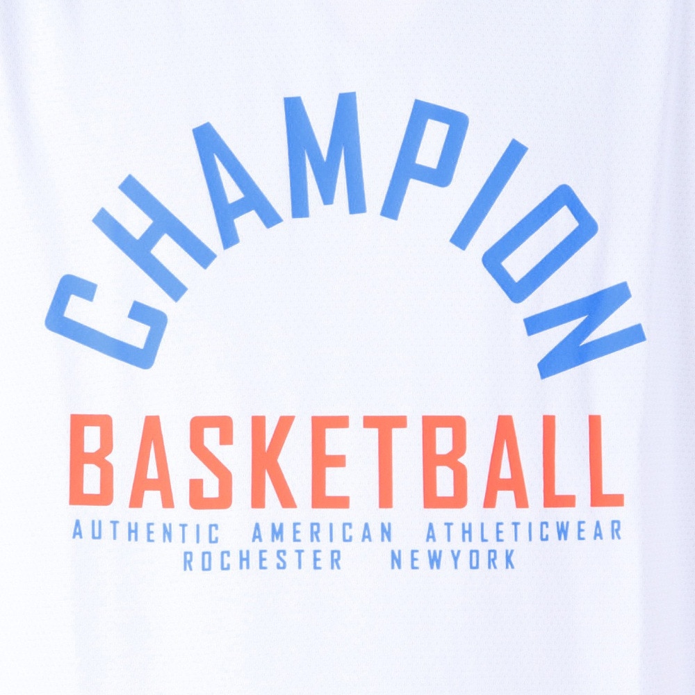 チャンピオン（CHAMPION）（メンズ）バスケットボールウェア 半袖Tシャツ C3-XB351 010 速乾 UVカット
