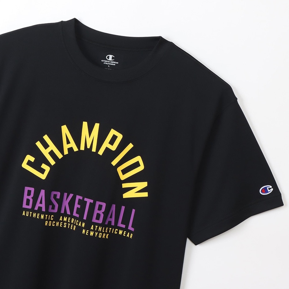 チャンピオン（CHAMPION）（メンズ）バスケットボールウェア 半袖Tシャツ C3-XB351 090 速乾