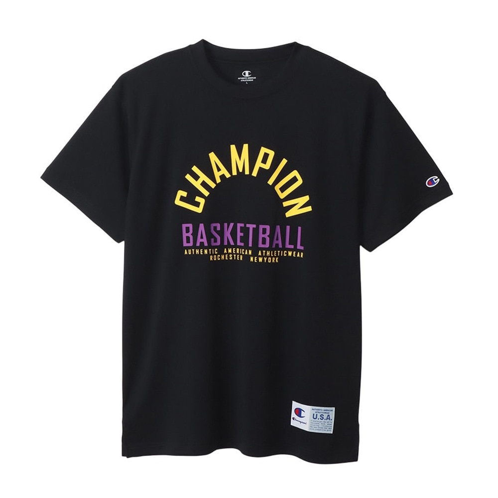 チャンピオン（CHAMPION）（メンズ）バスケットボールウェア 半袖Tシャツ C3-XB351 090 速乾