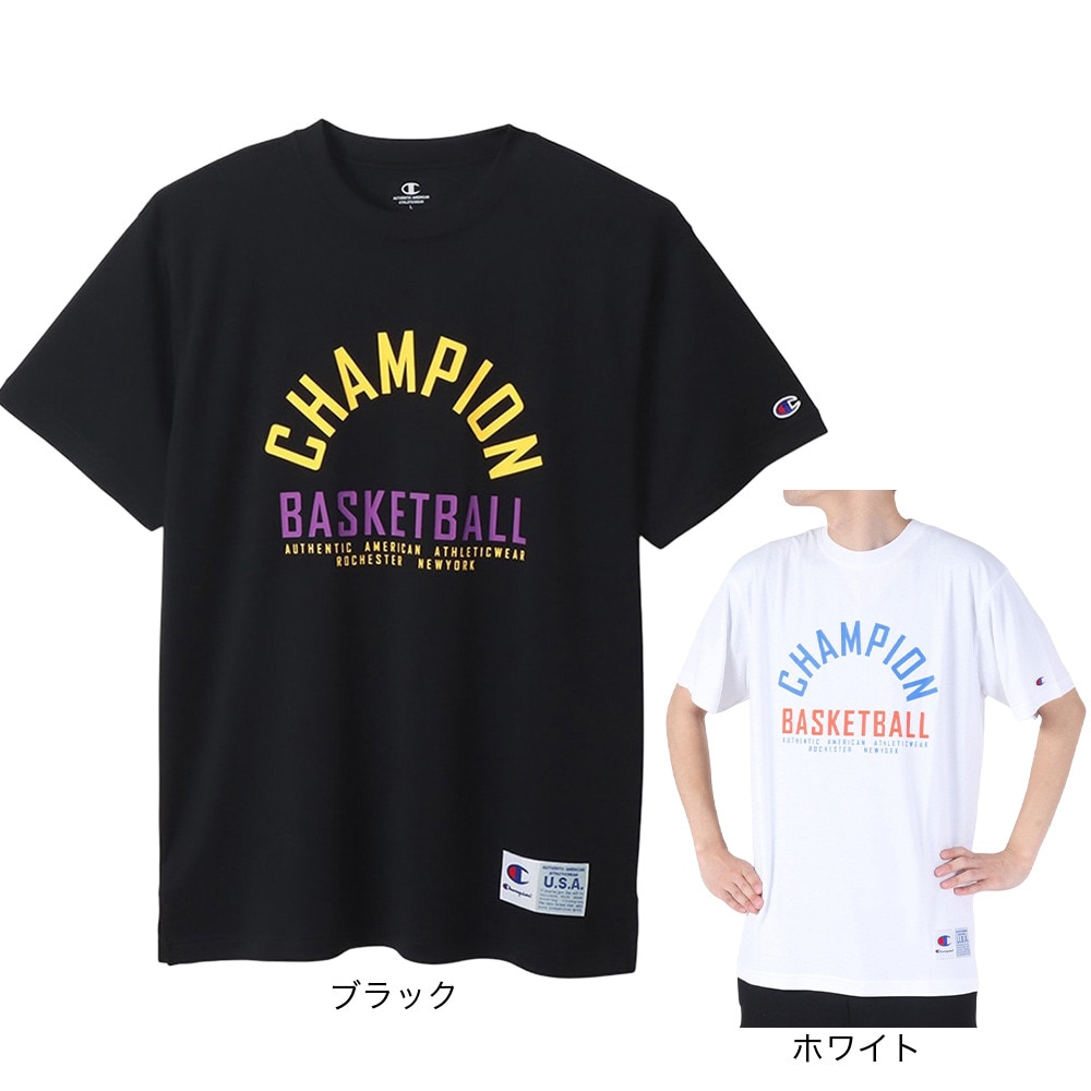 チャンピオン（CHAMPION）（メンズ）バスケットボールウェア 半袖Tシャツ C3-XB351 090 速乾