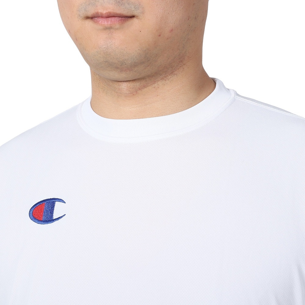 チャンピオン（CHAMPION）（メンズ）バスケットボールウェア 半袖Tシャツ C3-PS390 WHT