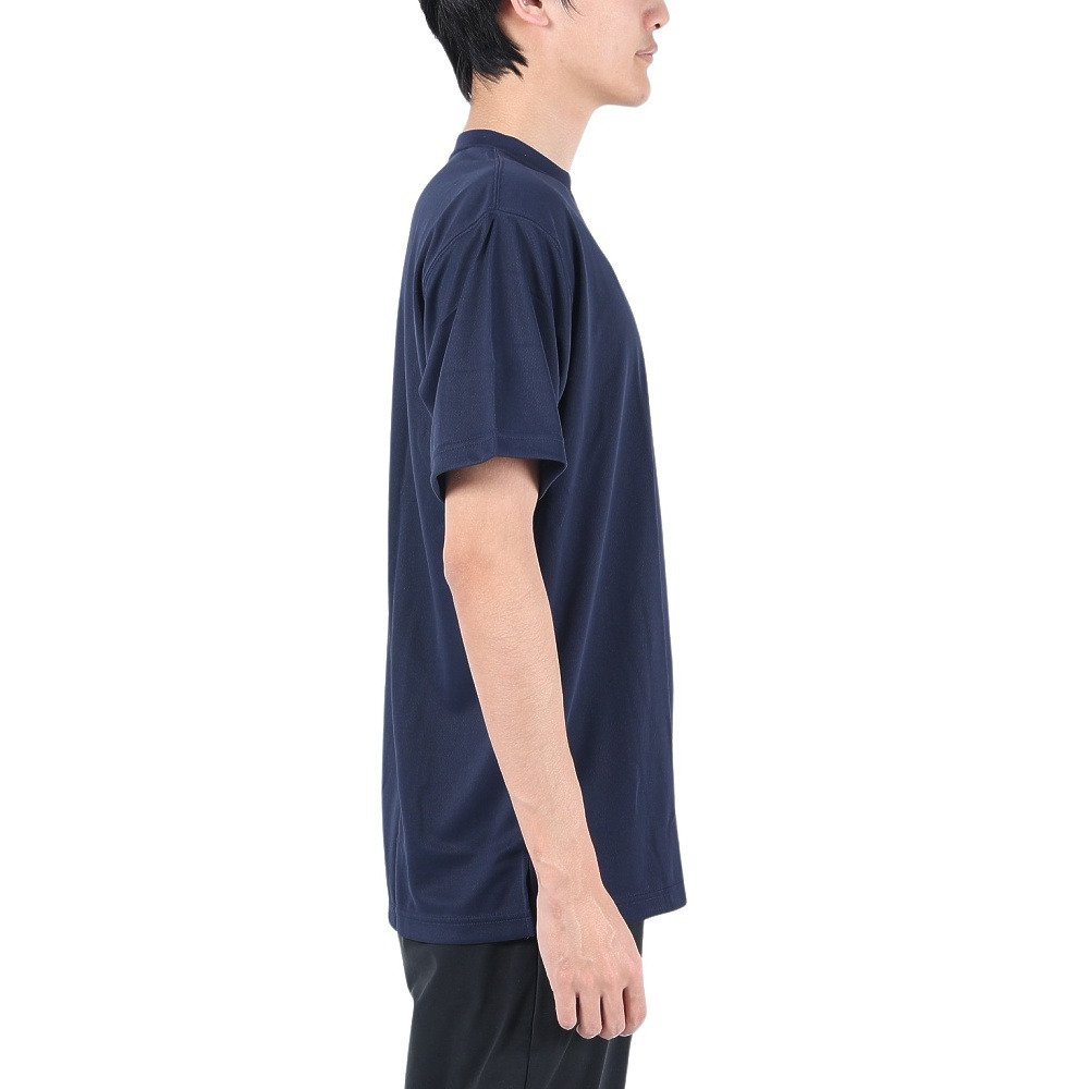 チャンピオン（CHAMPION）（メンズ）バスケットボールウェア 半袖Tシャツ C3-PS390 NVY 速乾 UVカット