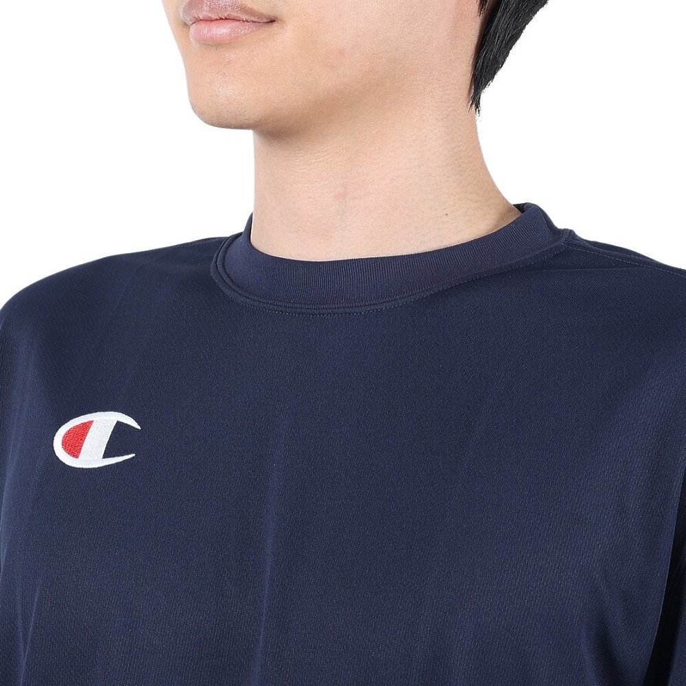 チャンピオン（CHAMPION）（メンズ）バスケットボールウェア 半袖Tシャツ C3-PS390 NVY