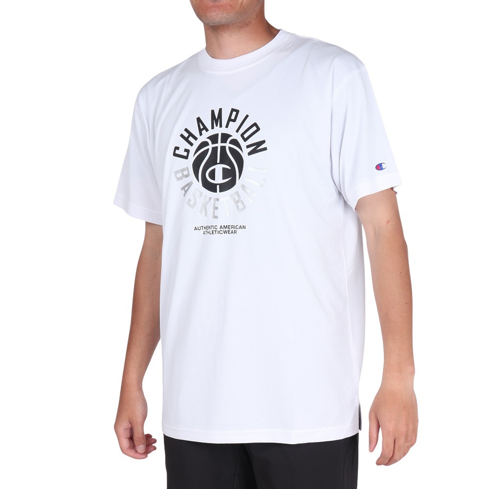 チャンピオン（CHAMPION）（メンズ）バスケットボールウェア ショートスリーブTシャツ C3-ZB313 010