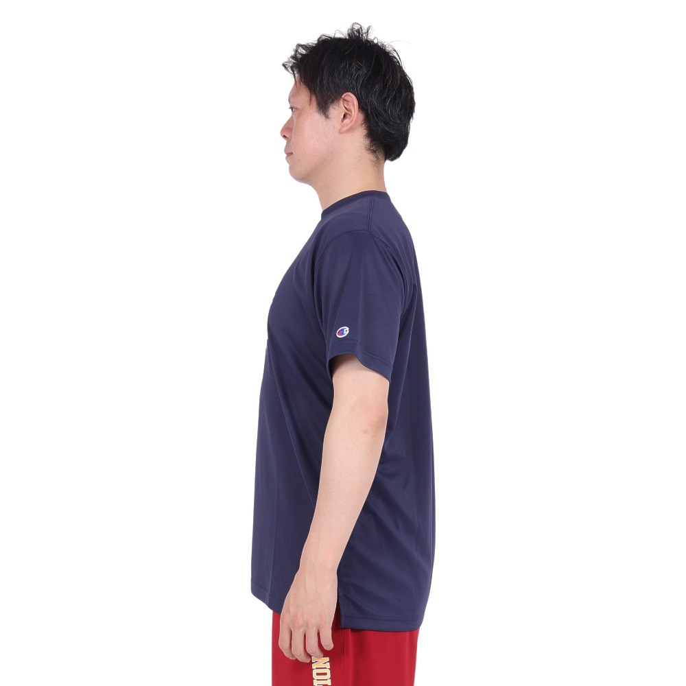 チャンピオン（CHAMPION）（メンズ）バスケットボールウェア ショートスリーブTシャツ C3-ZB313 370 速乾