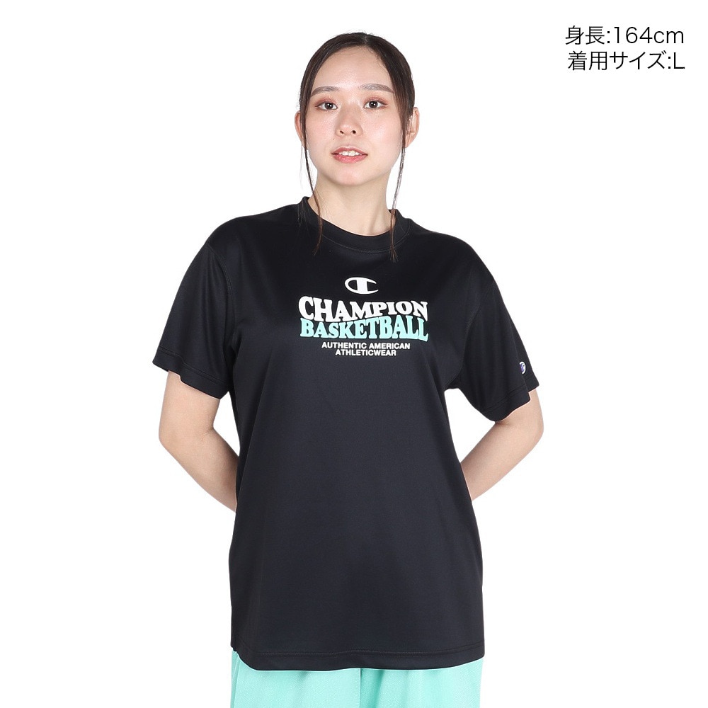 チャンピオン（CHAMPION）（レディース）バスケットボールウェア ウィメンズ ショートスリーブTシャツ CW-ZB317 090 速乾