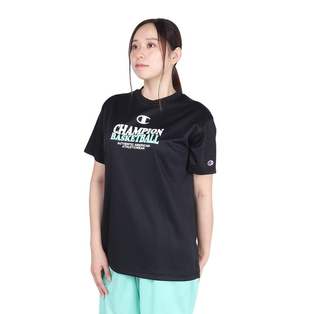 チャンピオン（CHAMPION）（レディース）バスケットボールウェア ウィメンズ ショートスリーブTシャツ CW-ZB317 090 速乾