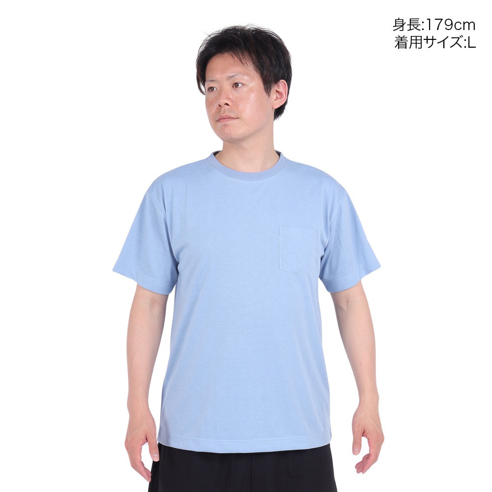 アクター（AKTR）（メンズ）バスケットボールウェア DRY TECH ポケット Tシャツ 124-008005 BL