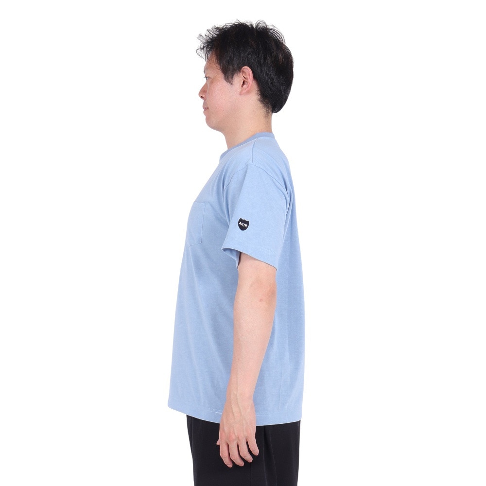 アクター（AKTR）（メンズ）バスケットボールウェア DRY TECH ポケット Tシャツ 124-008005 BL