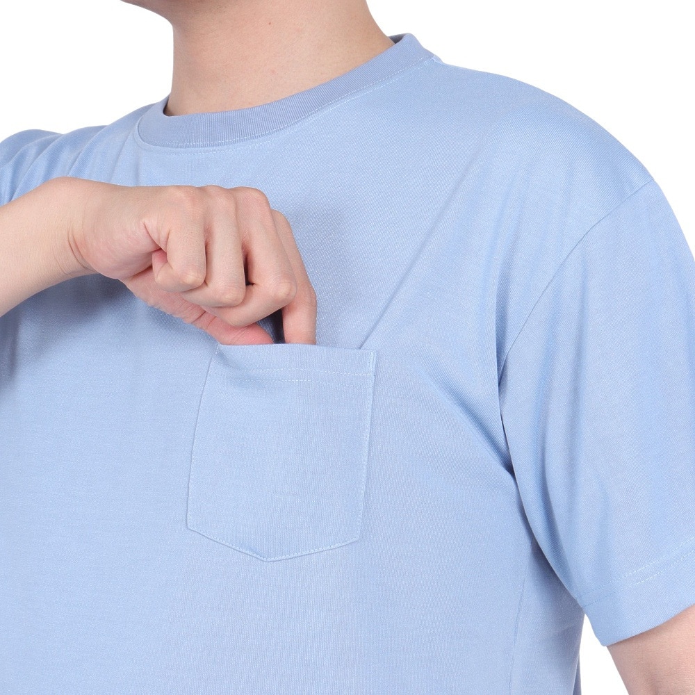 アクター（AKTR）（メンズ）バスケットボールウェア DRY TECH ポケット Tシャツ 124-008005 BL