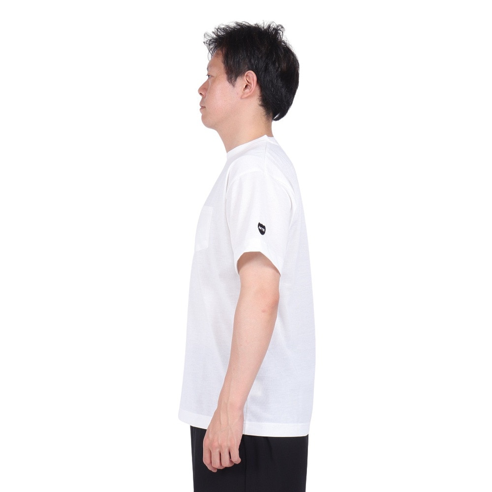 アクター（AKTR）（メンズ）バスケットボールウェア DRY TECH ポケット Tシャツ 124-008005 WH