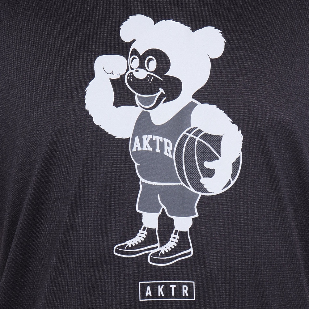 アクター（AKTR）（メンズ）バスケットボールウェア SEASONAL NICK SPORTS Tシャツ 124-011005 BK