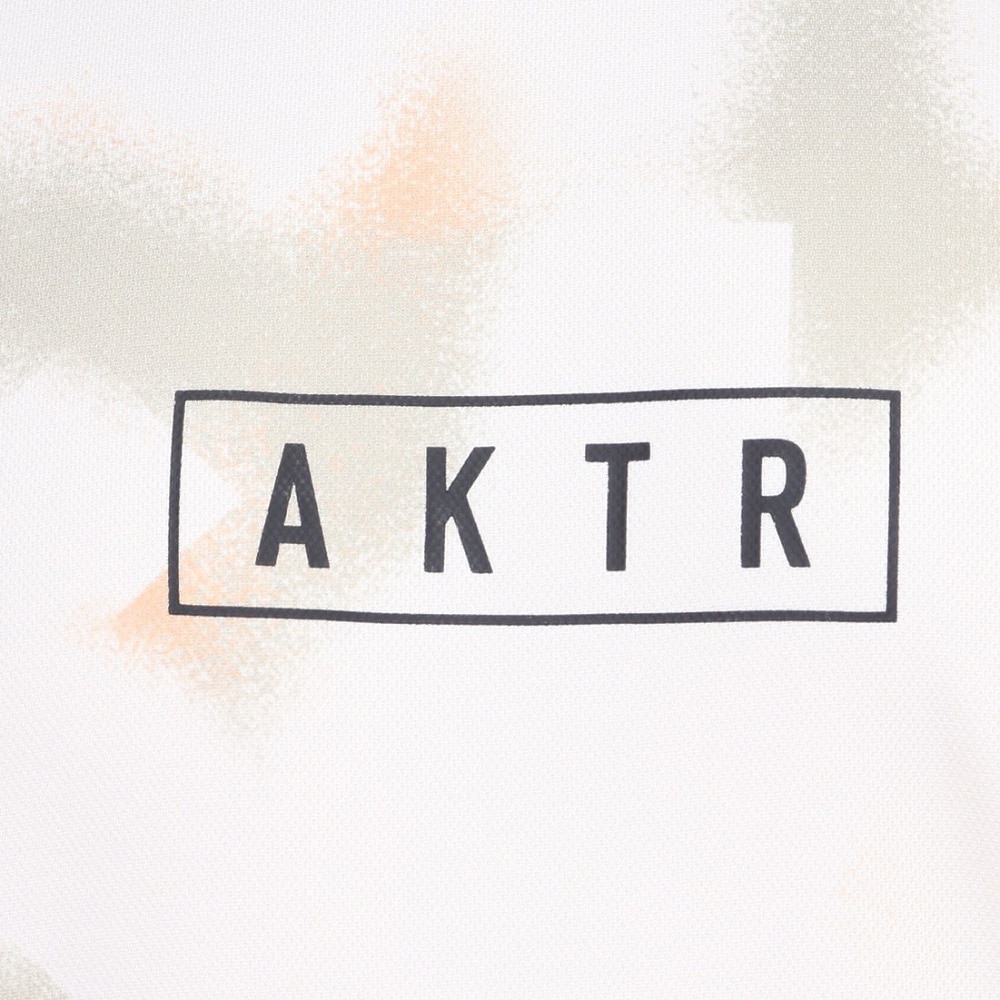 アクター（AKTR）（メンズ、レディース）バスケットボールウェア SCRIBBLE AKTRロゴ スポーツ Tシャツ 124-016005 WH 速乾
