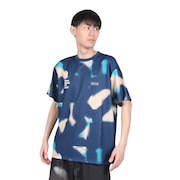(メンズ、レディース)バスケットボールウェア SCRIBBLE AKT ローカル ルーズフィット スポーツTシャツ 124-017005 NV 速乾