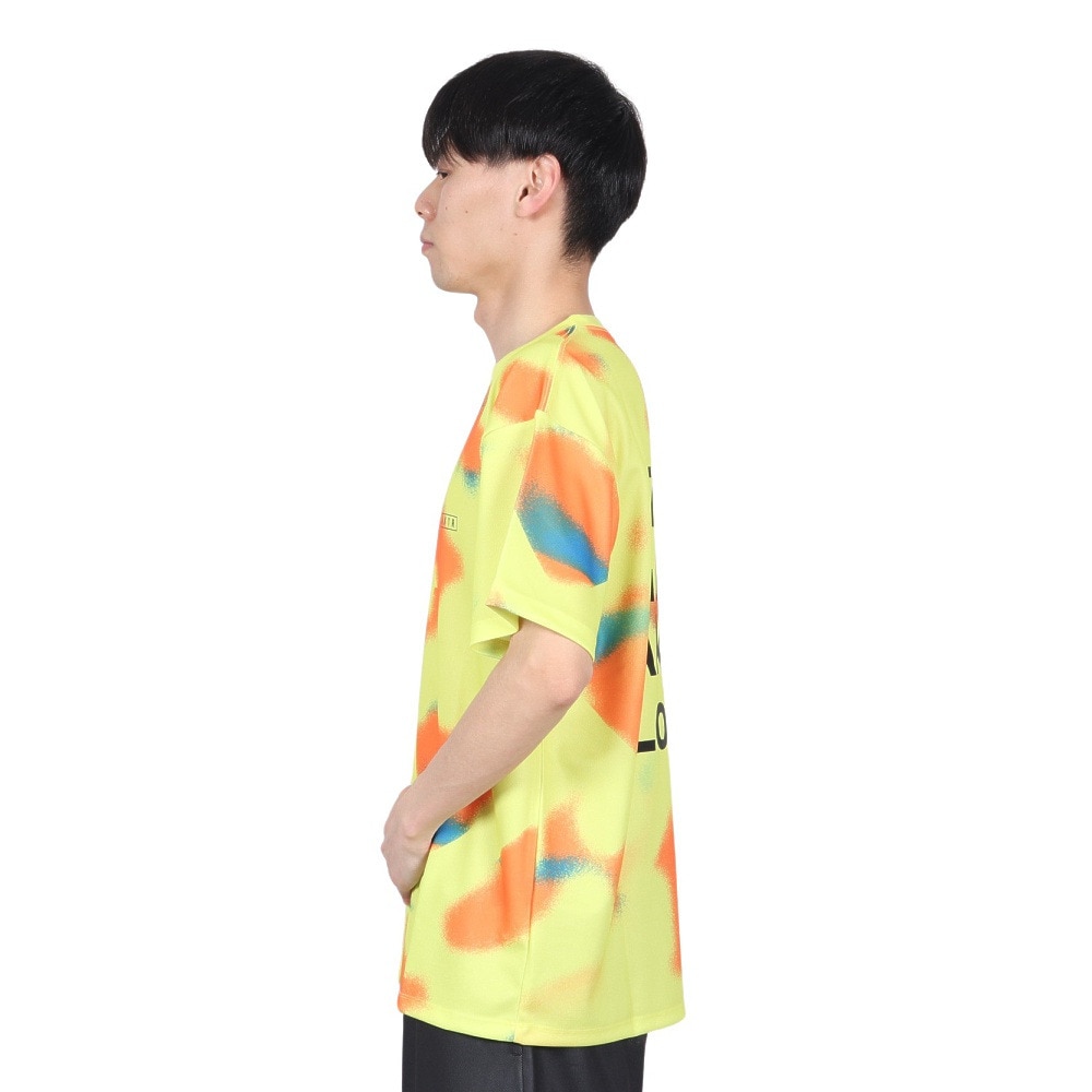 アクター（AKTR）（メンズ、レディース）バスケットボールウェア SCRIBBLE AKT ローカル ルーズフィット スポーツTシャツ 124-017005 YL 速乾