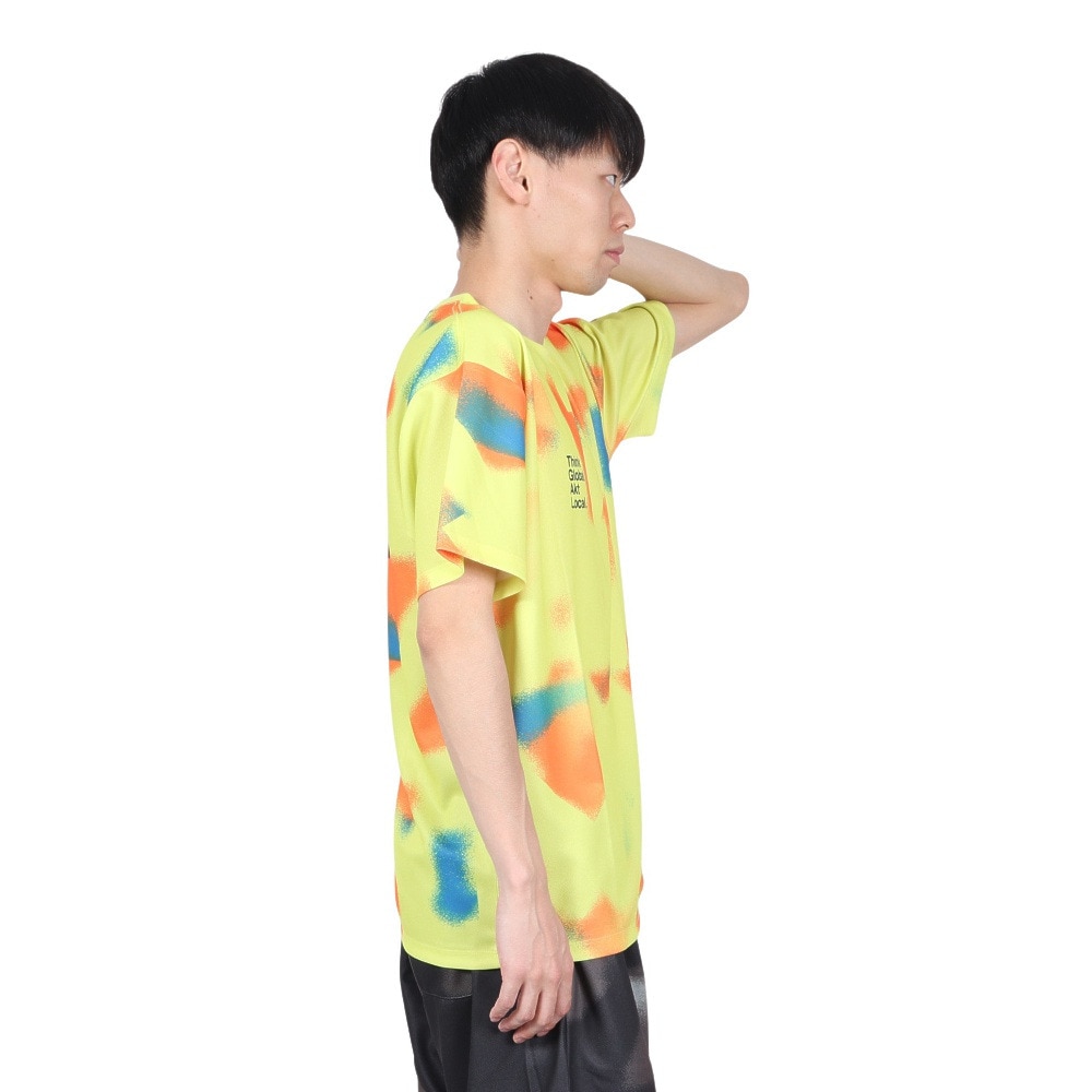アクター（AKTR）（メンズ、レディース）バスケットボールウェア SCRIBBLE AKT ローカル ルーズフィット スポーツTシャツ 124-017005 YL 速乾