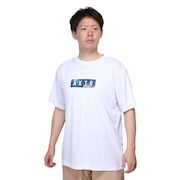 アクター（AKTR）（メンズ、レディース）バスケットボールウェア SCRIBBLE ボックスロゴ スポーツ Tシャツ 124-018005 WH