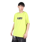 (メンズ、レディース)バスケットボールウェア SCRIBBLE ボックスロゴ スポーツTシャツ 124-018005 YL 速乾
