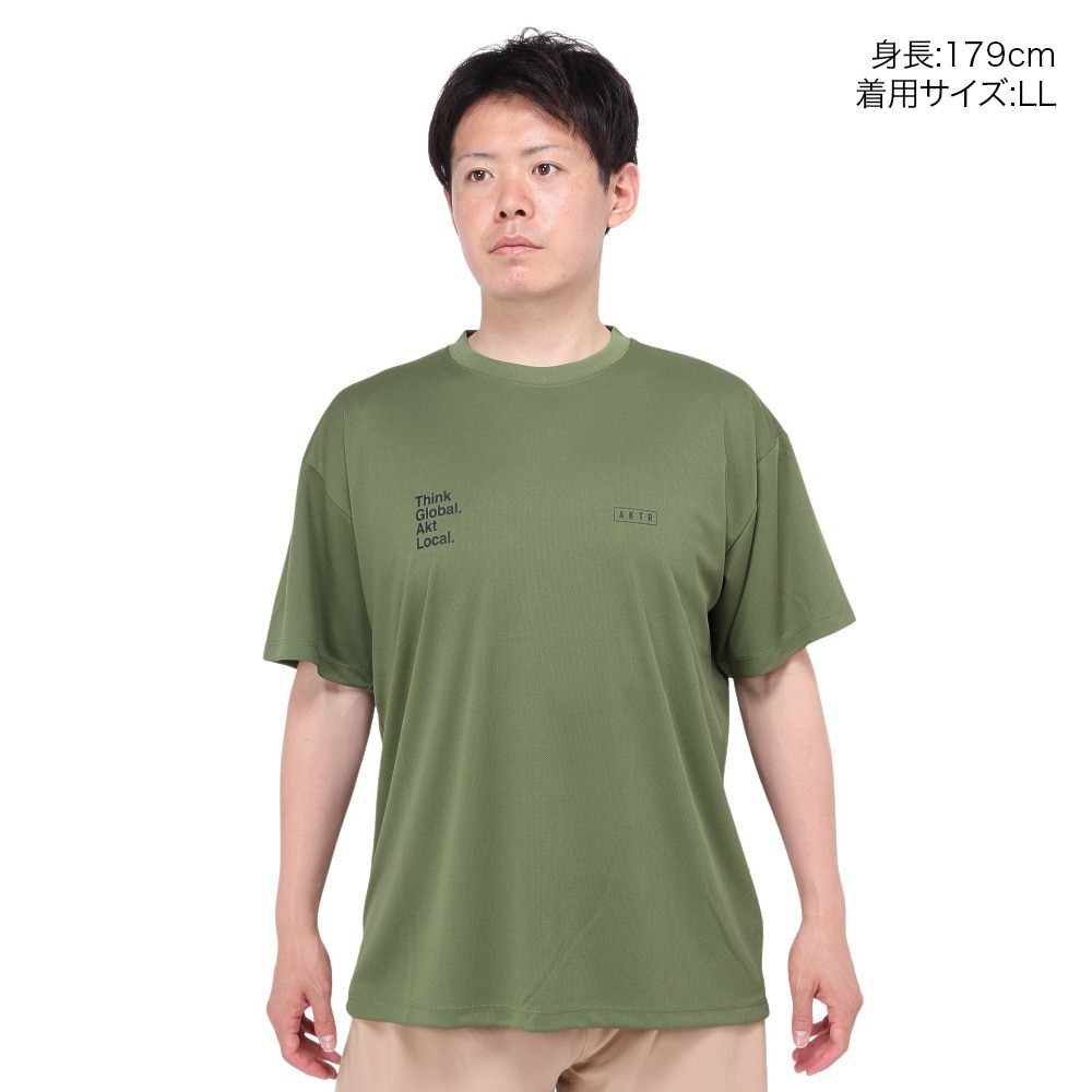 アクター（AKTR）（メンズ、レディース）バスケットボールウェア AKT LOCAL ルーズフィット スポーツ Tシャツ 124-019005 OL 速乾