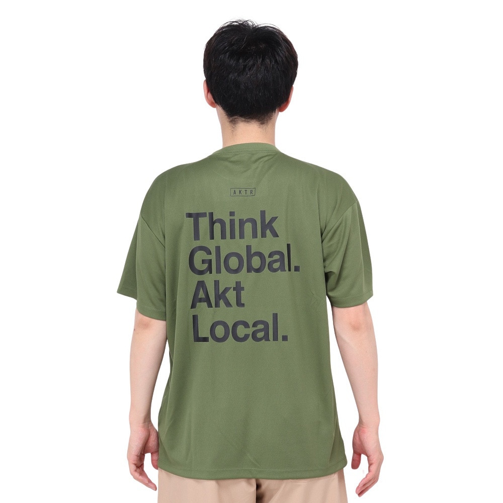 アクター（AKTR）（メンズ、レディース）バスケットボールウェア AKT LOCAL ルーズフィット スポーツ Tシャツ 124-019005 OL 速乾