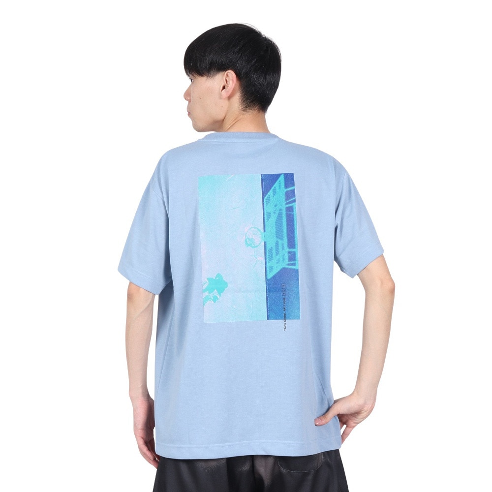 アクター（AKTR）（メンズ）バスケットボールウェア ドライテック ネオポップ フォト Tシャツ 124-023005 BL